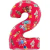 KORREKT WEB CoComelon Red 2-es szám fólia lufi 66 cm