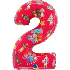 KORREKT WEB CoComelon Red 2-es szám fólia lufi 66 cm party kellék