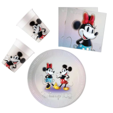 KORREKT WEB Disney 100 Minnie party szett 36 db-os 23 cm-es tányérral party kellék