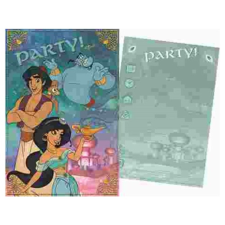 KORREKT WEB Disney Aladdin Party Meghívó party kellék