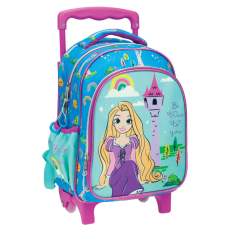KORREKT WEB Disney Hercegnők Aranyhaj Be True gurulós ovis hátizsák, táska 30 cm