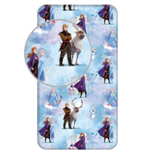 KORREKT WEB Disney Jégvarázs Blue Winter gumis lepedő 90x200 cm lakástextília