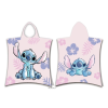 KORREKT WEB Disney Lilo és Stitch, A csillagkutya Pink strand törölköző poncsó 50x115 cm