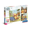 KORREKT WEB Disney Micimackó 3x48 db-os puzzle Clementoni