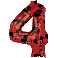 KORREKT WEB Disney Mickey fólia lufi 4-es 66 cm party kellék
