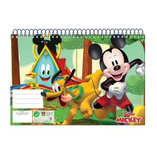 KORREKT WEB Disney Mickey Fun Times A/4 spirál vázlatfüzet, 30 lapos füzet