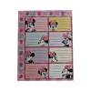 KORREKT WEB Disney Minnie Joy füzetcímke matricával 16 db-os