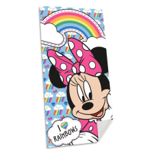 KORREKT WEB Disney Minnie Rainbows fürdőlepedő, strand törölköző 70x140cm lakástextília