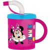 KORREKT WEB Disney Minnie szívószálas bögre, műanyag 210 ml