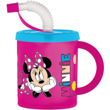 KORREKT WEB Disney Minnie szívószálas bögre, műanyag 210 ml bögrék, csészék