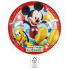 KORREKT WEB Disney Playful Mickey papírtányér 8 db-os 19,5 cm FSC