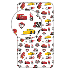 KORREKT WEB Disney Verdák McQueen gumis lepedő 90x200 cm lakástextília