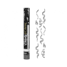 KORREKT WEB Ezüst Streamers konfetti kilövő 40 cm party kellék