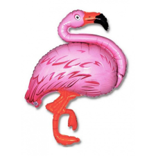 KORREKT WEB Flamingo, Flamingó fólia lufi 36 cm (WP) party kellék