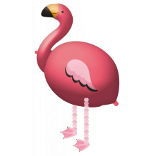 KORREKT WEB Flamingó sétáló fólia lufi 83 cm party kellék