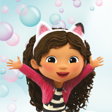 KORREKT WEB Gabi babaháza Bubbles kéztörlő, arctörlő, törölköző 30x30cm lakástextília
