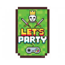KORREKT WEB Game on parti meghívó 6 db party kellék