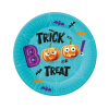 KORREKT WEB Halloween, Boo papírtányér 6 db-os 18 cm