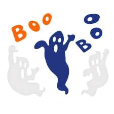 KORREKT WEB Halloween, Boo zselés ablak matrica szett party kellék