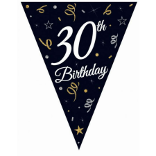 KORREKT WEB Happy Birthday 30 zászlófüzér 270 cm party kellék