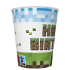 KORREKT WEB Happy Birthday Pixel Block papír pohár 8 db-os 250 ml