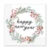 KORREKT WEB Happy New Year Wreath szalvéta 20 db-os 33x33 cm FSC