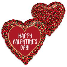 KORREKT WEB Happy Valentine&#039;s Day fólia lufi 43 cm party kellék