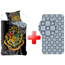 KORREKT WEB Harry Potter Houses ágyneműhuzat és gumis lepedő szett lakástextília