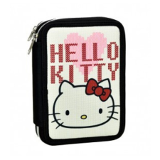KORREKT WEB Hello Kitty Heart tolltartó töltött 2 emeletes tolltartó