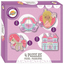 KORREKT WEB Hercegnő forma puzzle szett puzzle, kirakós