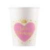 KORREKT WEB Hercegnők Little Princess papír pohár 8 db-os 200 ml FSC