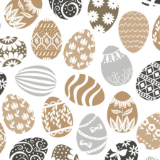 KORREKT WEB Húsvét Elegant Eggs szalvéta 20 db-os 25x25 cm papírárú, csomagoló és tárolóeszköz