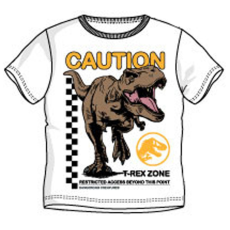 KORREKT WEB Jurassic World Caution gyerek rövid póló, felső 6 év/116 cm