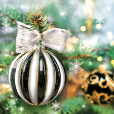 KORREKT WEB Karácsony Bauble on Spruce szalvéta 20 db-os 33x33 cm papírárú, csomagoló és tárolóeszköz