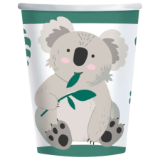 KORREKT WEB Koala papír pohár 8 db-os 250 ml party kellék