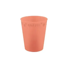 KORREKT WEB Lazacszín Pastel Salmon micro prémium műanyag pohár 250 ml babaétkészlet