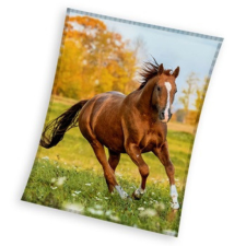 KORREKT WEB Lovas Gallop coral fleece polár takaró 150x200cm lakástextília