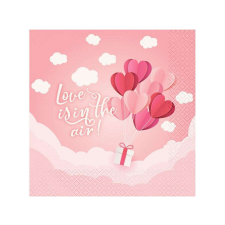 KORREKT WEB Love Is In The Air Pink szalvéta 20 db-os 33x33 cm asztalterítő és szalvéta