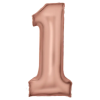 KORREKT WEB Lustre Rose Gold 1-es szám fólia lufi 86 cm