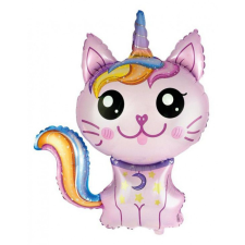 KORREKT WEB Magic Cat Pink, Cicás fólia lufi 61 cm party kellék