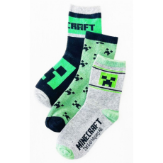 KORREKT WEB Minecraft Creeper gyerek zokni 35/38