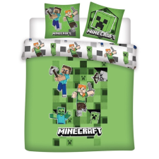 KORREKT WEB Minecraft dupla, kétszemélyes ágyneműhuzat 240×220cm, 65x65 cm lakástextília