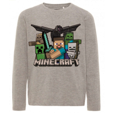 KORREKT WEB Minecraft gyerek hosszú ujjú póló, felső 8 év