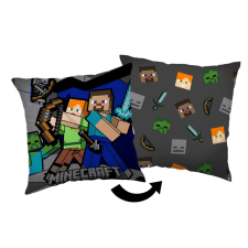 KORREKT WEB Minecraft Survival mode párna, díszpárna 40x40 cm lakástextília