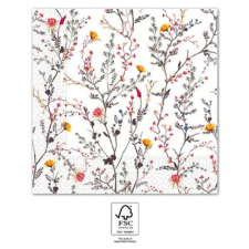 KORREKT WEB Modern Branches, Színes szalvéta 20 db-os, 33x33 cm FSC party kellék