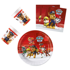 KORREKT WEB Paw Patrol Ready For Action, Mancs Őrjárat party szett 36 db-os 23 cm-es tányérral party kellék