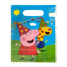 KORREKT WEB Peppa malac Party műanyag ajándéktasak 10 db-os ajándéktasak