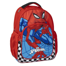 KORREKT WEB Pókember Checked iskolatáska, táska 42 cm iskolatáska