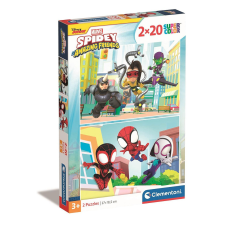 KORREKT WEB Pókember Spidey 2x20 db-os puzzle Clementoni puzzle, kirakós