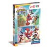 KORREKT WEB Pókember Spidey 2x60 db-os puzzle Clementoni